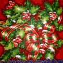 029 Weihnachten Blumen (creme) - Ambiente